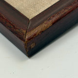 Very Naive 19th Century New England Alphabet Sampler with Zig Zag on (Equally Expressive) Homespun