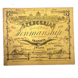 Written with a Strong Hand, 19th Century Penmanship Notebook with Many Good Combinations
