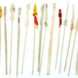 Late 19th Century Full Boxed Set of Bone Spellicans with Hook