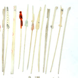 Late 19th Century Full Boxed Set of Bone Spellicans with Hook