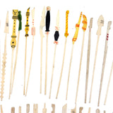 Late 19th Century Full Boxed Set of Bone Spellicans with Hook