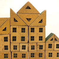 Super (and Super Scarce) Black and Cream Modular House Blocks