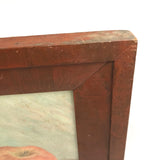 Lovely Antique Watercolor of Three Apples in Great Frame