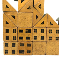 Super (and Super Scarce) Black and Cream Modular House Blocks