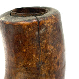 Very Tender, Very Old Tin Lined Wooden Pipe Bowl with Beautiful Face