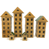 Super (and Super Scarce) Black and Cream Modular House Blocks
