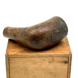 Very Tender, Very Old Tin Lined Wooden Pipe Bowl with Beautiful Face