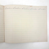 Written with a Strong Hand, 19th Century Penmanship Notebook with Many Good Combinations