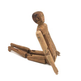 Long Limbed, Very Flexible Old Folk Art Jig Figure with Marvelous Face and Ears