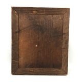 Wonderfully Naive Early 19th C. Portrait of Young Woman on Silk, Framed