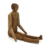 Long Limbed, Very Flexible Old Folk Art Jig Figure with Marvelous Face and Ears