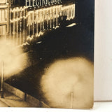 ELECTRIC SHOW, Pair of Antique Real Photo Postcards of Early Electricity Expo, C.O.Tucker, Boston Phototgrapher