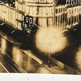 ELECTRIC SHOW, Pair of Antique Real Photo Postcards of Early Electricity Expo, C.O.Tucker, Boston Phototgrapher
