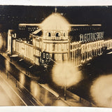 ELECTRIC SHOW, Pair of Antique Real Photo Postcards of Early Electricity Expo, C.O.Tucker, Boston Phototgrapher