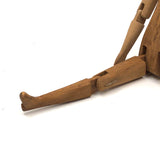 Long Limbed, Very Flexible Old Folk Art Jig Figure with Marvelous Face and Ears