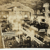 ELECTRIC SHOW, Pair of Antique Real Photo Postcards of Early Electricity Expo, C.O.Tucker, Boston Phototgrapher