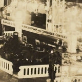 ELECTRIC SHOW, Pair of Antique Real Photo Postcards of Early Electricity Expo, C.O.Tucker, Boston Phototgrapher