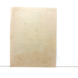 Two Trails of Smoke (for Bernice), Charming c 1920s Ink Drawing of Smoking Woman on Pedestal