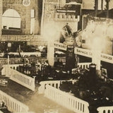 ELECTRIC SHOW, Pair of Antique Real Photo Postcards of Early Electricity Expo, C.O.Tucker, Boston Phototgrapher