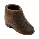 Sweet and Unusual Old Carved Boot Pipe Bowl!