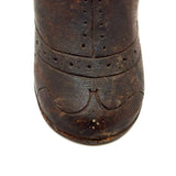 Sweet and Unusual Old Carved Boot Pipe Bowl!