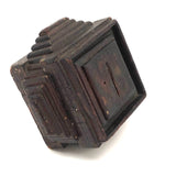 Satisfying, Sculptural Old Tramp Art Coin Bank
