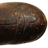 Sweet and Unusual Old Carved Boot Pipe Bowl!