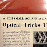 Joseph Albers's Optical Tricks, Unidentified 1950s Magazine Article with Great Images