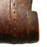 Sweet and Unusual Old Carved Boot Pipe Bowl!