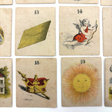Set of 21 Early Fortune Telling Cards with Great Graphics (+ One Extra)