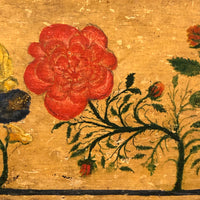 SOLD Henrietta Work's Very Wonderful Work! Mid 19th C. Box with Painted Interior Lid and Drawer