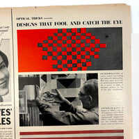 Joseph Albers's Optical Tricks, Unidentified 1950s Magazine Article with Great Images