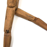 Long Limbed, Very Flexible Old Folk Art Jig Figure with Marvelous Face and Ears