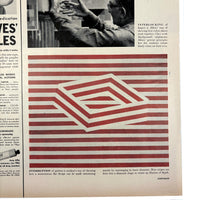 Joseph Albers's Optical Tricks, Unidentified 1950s Magazine Article with Great Images