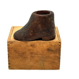 Sweet and Unusual Old Carved Boot Pipe Bowl!