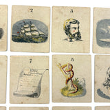 Set of 21 Early Fortune Telling Cards with Great Graphics (+ One Extra)