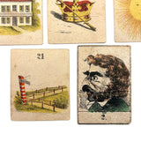 Set of 21 Early Fortune Telling Cards with Great Graphics (+ One Extra)