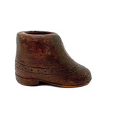 Sweet and Unusual Old Carved Boot Pipe Bowl!
