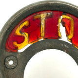 As Found: 1920s-30s Tail Light STOP Lens