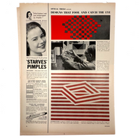 Joseph Albers's Optical Tricks, Unidentified 1950s Magazine Article with Great Images