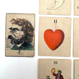 Set of 21 Early Fortune Telling Cards with Great Graphics (+ One Extra)