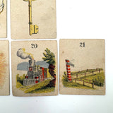 Set of 21 Early Fortune Telling Cards with Great Graphics (+ One Extra)