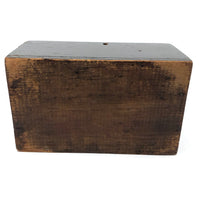 SOLD Henrietta Work's Very Wonderful Work! Mid 19th C. Box with Painted Interior Lid and Drawer