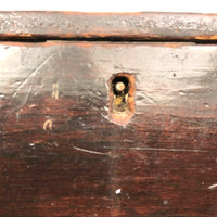 SOLD Henrietta Work's Very Wonderful Work! Mid 19th C. Box with Painted Interior Lid and Drawer