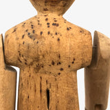 Long Limbed, Very Flexible Old Folk Art Jig Figure with Marvelous Face and Ears