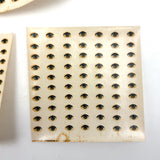 Eyes Everywhere, Three Surreal-esque Sheets of Old Vinyl Transfer Doll Eyes