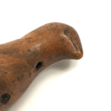 Antique Carved Burl Wood Bird, Presumed  Native American Woodlands, Ex. Axtell Collection