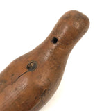 Antique Carved Burl Wood Bird, Presumed  Native American Woodlands, Ex. Axtell Collection