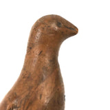 Antique Carved Burl Wood Bird, Presumed  Native American Woodlands, Ex. Axtell Collection