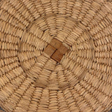 Extremely Fine 1870s-80s Macah Nootka Bear Grass and Cedar Bark Basket with Indigo Design (Some Damage)